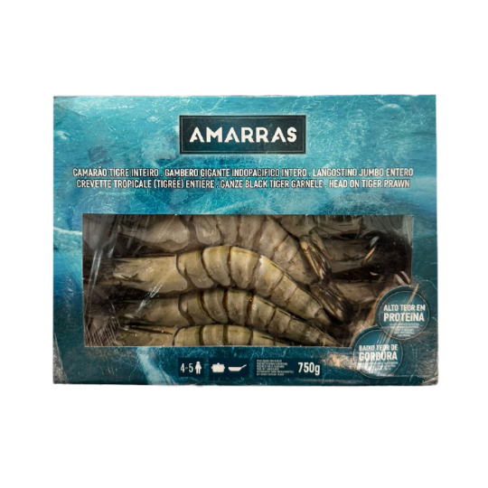 სურათი ვეფხვისებრი კრევეტი 13/15 - 750 გრ